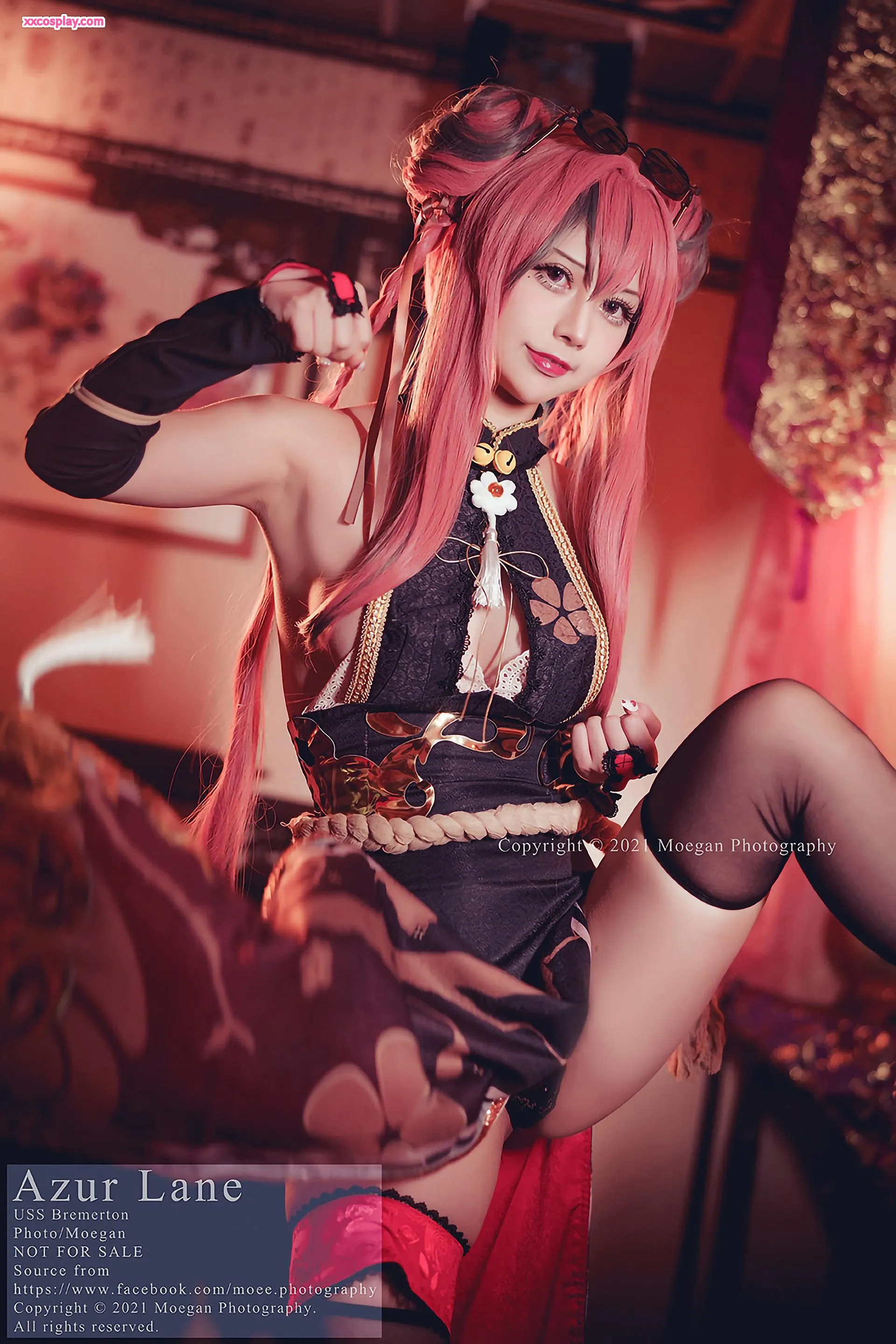 Rinka Okita as USS Louis - Azur Lane Gravure